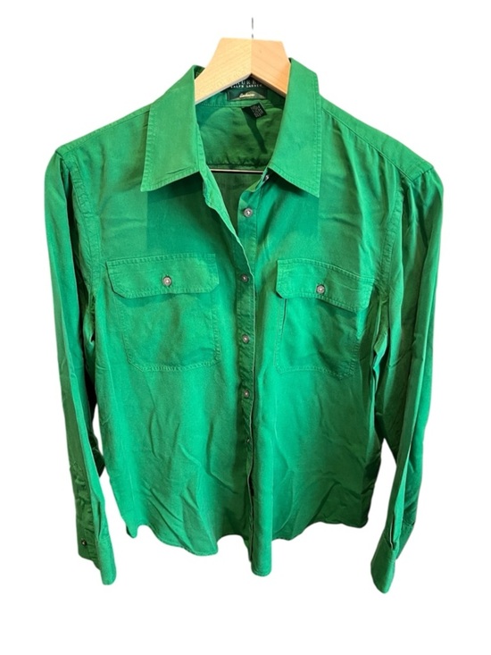 Ralph Lauren Tops - Men's Green Button-Front Long Sleeve Shirt
